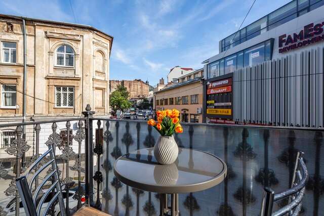 Апартаменты Two bedrooms Kotlyarska Львов-24