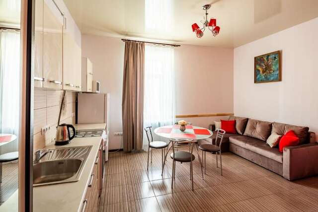Апартаменты Two bedrooms Kotlyarska Львов-38